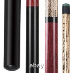 Heavy Hitter Jump Break Cue- 21oz 3 Piece Pool Stick 14mm Bakelite Tip for Ex