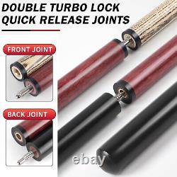 Heavy Hitter Jump Break Cue- 21oz 3 Piece Pool Stick 14mm Bakelite Tip for Ex