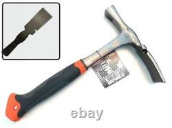 Heavy duty masonry bricklayers hammer 600 gr solid one piece body, Corona C2227