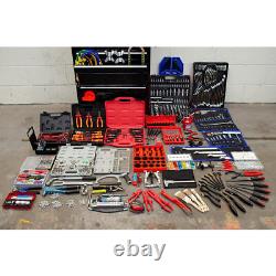 Hilka 1730 Piece Mechanics Tool Kit with Heavy Duty 15-Drawer Tool Chest