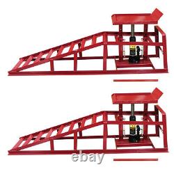 Hydraulic Car Ramps Heavy Duty 2T Garage Van Bottle Lift Jack Ramp 2-Pieces