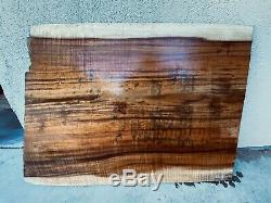 INSANELY RARE 1/2 x 20 x 28 Heavy Flamed Hawaiian KOA 1pc Explorer top