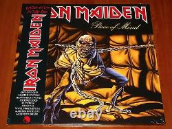 IRON MAIDEN PIECE OF MIND LP PICTURE DISC HEAVY VINYL EU LIMITED EDITION New