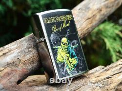 Iron Maiden Piece of Mind Zippo Lighter Eddie Bruce Dickinson Heavy Metal