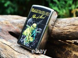 Iron Maiden Piece of Mind Zippo Lighter Eddie Bruce Dickinson Heavy Metal