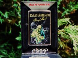 Iron Maiden Piece of Mind Zippo Lighter Eddie Bruce Dickinson Heavy Metal