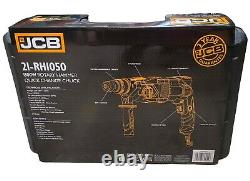 JCB RH1050 1050W 240 SDS Plus 3 Mode Rotary Hammer Drill 22 Piece Bit Set Point