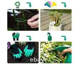 Job lot Gardening Tools with Gloves (11 Piece Heavy Duty)