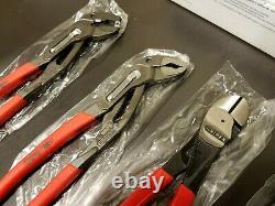 KNIPEX Heavy Duty 4 Piece Plier and Diagonal Cutter Set 9K0080136US NEW