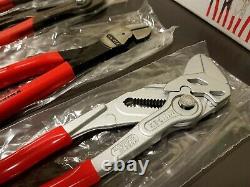 KNIPEX Heavy Duty 4 Piece Plier and Diagonal Cutter Set 9K0080136US NEW