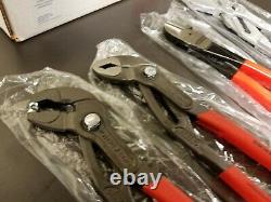 KNIPEX Heavy Duty 4 Piece Plier and Diagonal Cutter Set 9K0080136US NEW