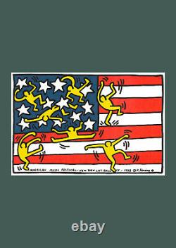 Keith Haring'New York City Ballet' Rare Original 1988 Pop Art Poster Print