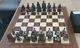 King Henry Viii Heavy Metal Chess Set Metal Pewter Pieces Only In Box No Board