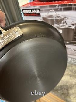 Kirkland Signature 12-piece Heavy Gauge Hard Anodized Cookware Set Pan Pot Lid