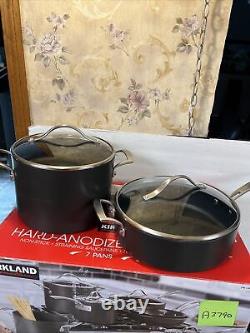 Kirkland Signature 12-piece Heavy Gauge Hard Anodized Cookware Set Pan Pot Lid