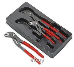 Knipex 00 20 09 V02 3 Piece COBRA Waterpump Pliers Grips Set (180, 250 & 300mm)