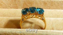 Kyanite Gold Ring 2.7ct heavy piece