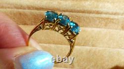 Kyanite Gold Ring 2.7ct heavy piece