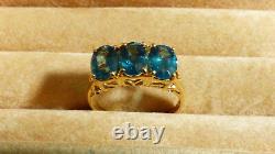 Kyanite Gold Ring 2.7ct heavy piece