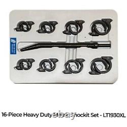 LTI by Milton@16 Piece Metric Shockit Line Wrench Set Heavy Duty Automotive