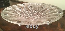 Lalique Serpentine Large Heavy Bowl A Real Beauty As New