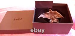 Lalique Swallow In Flight Heavy Beautiful Piece New Boxed Gift Of Love