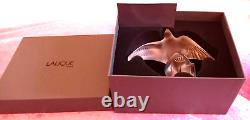 Lalique Wonderful Swallow In Flight Heavy Beautiful Piece New Gift Of Love Boxed