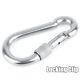 Large Small Stainless Steel Carabiner Clip, Carabina Clips Snap Hooks Heavy Duty