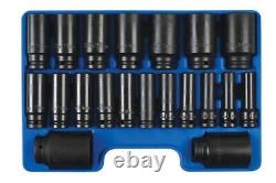 Laser 6830 20 Piece 1/2 Drive Deep Impact Socket Set