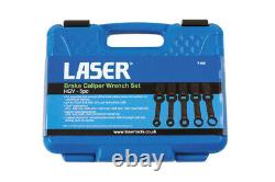 Laser 7160 5 Piece Brake Caliper Wrench Set For HGV