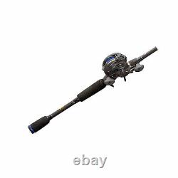 Lews American Hero Baitcast Combo 6'6 Rod 1 Piece Medium/Heavy AH1H66MH