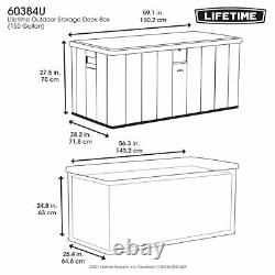 Lifetime 568 Litre Modern Outdoor Storage Deck Box