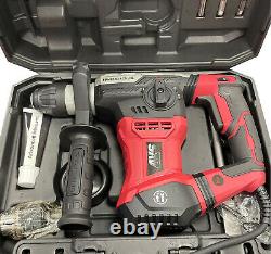 Lumberjack SDS Hammer Drill 3 Mode with 17 Piece Chisel & Bit set in Metal Case