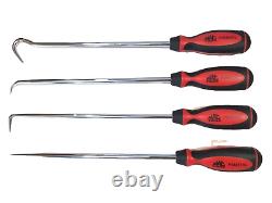 Mac Tools 4 Piece Heavy Duty Xtra Long Pick and Awl Set With Comfort Grip PSM4XL