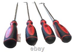 Mac Tools 4 Piece Heavy Duty Xtra Long Pick and Awl Set With Comfort Grip PSM4XL