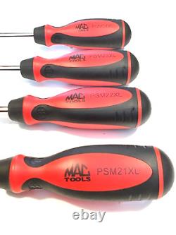 Mac Tools 4 Piece Heavy Duty Xtra Long Pick and Awl Set With Comfort Grip PSM4XL