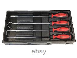 Mac Tools PSM4XL 4 Piece Heavy Duty Xtra Long Pick and Awl Set With Comfort Grip