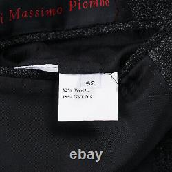 Massimo Piombo by Kiton Three-Piece Textured Heavy Wool Suit Slim 42R NWT $4495