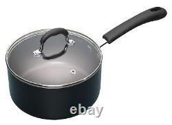 MasterClass Aluminium 3 Pieces Set Heavy Duty Saucepan with Non-stick Coating