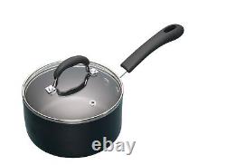 MasterClass Aluminium 3 Pieces Set Heavy Duty Saucepan with Non-stick Coating