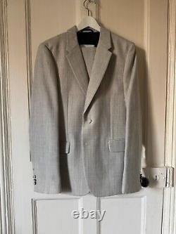 Matthew Miller Suit Cream Heavy Interesting Fabric