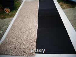 Miners Moss & Ribbed rubber matting 400 x 1200mm Heavy grade 2 piece deal