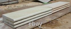 Mint Indian Sandstone Sawn Honed Bull Nose Steps 1200X350 MM Patio Paving Stones