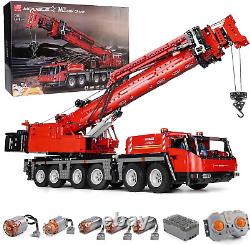 Mobile Crane Truck Building Sets, 4460 Pieces APP Remote Control Heavy Crane Tru