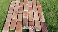 Modak 40mm Driveway Block Paving Setts India Sandstone Garden Material 200x100mm