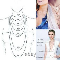 NEW Heavy Chain Platinum 950 Cable Link Chain Necklace 6pcs Available