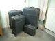 New Rock Suitcase 4 Piece Hard Shell Set Colour Charcoal, Copper Accent