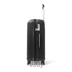 NEW Rock Prime 3 Piece Hardside Luggage Set in Black