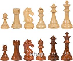 Nero High Polymer Extra Heavy Weighted Chess Pieces with 4.25 Inch King and
