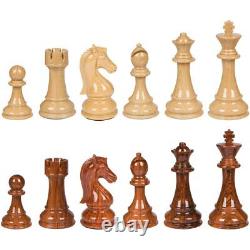 Nero High Polymer Extra Heavy Weighted Chess Pieces with 4.25 Inch King and E